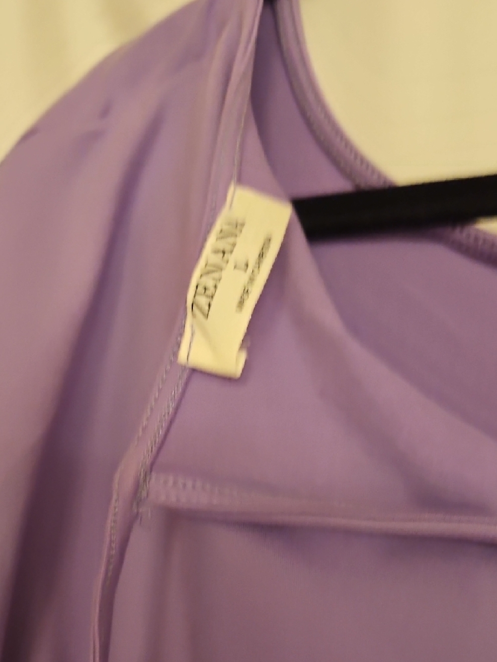 Lavender Short-Sleeve Drawstring Romper - Picture 6 of 8